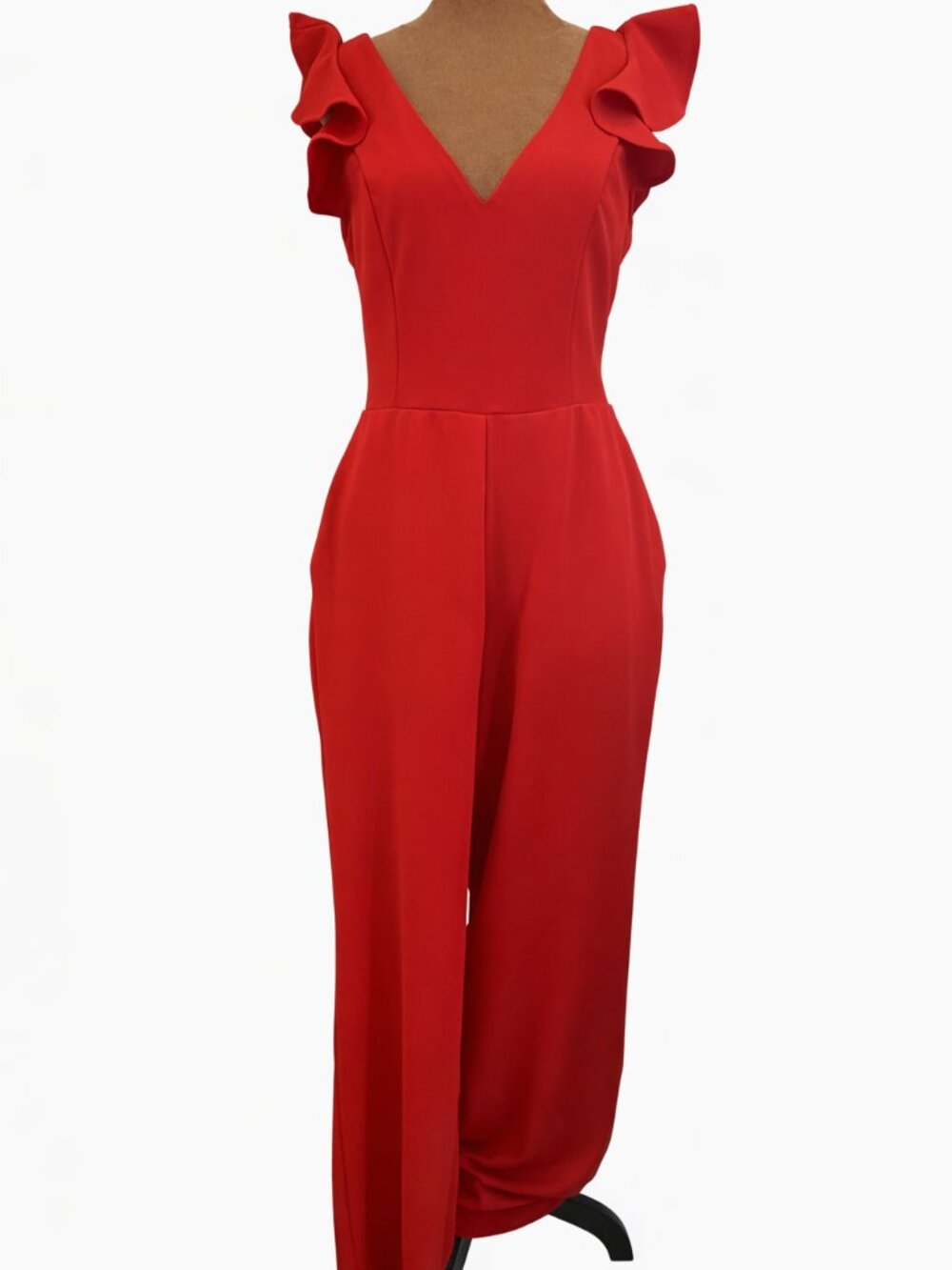 Audrey Parks by Francesca’s Red Jumpsuit – Size Medium